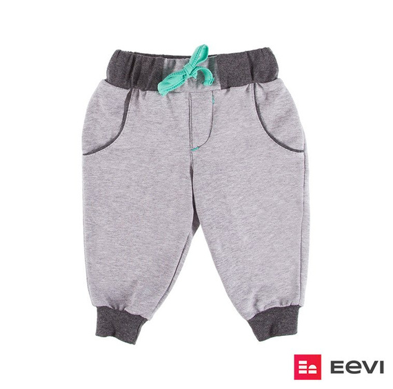 Spodnie dresowe dla chłopca "SAWANNA" Ewa Klucze melanż szary