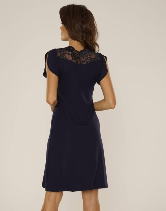 Koszulka nocna 754 Lilian Forex - granatowy