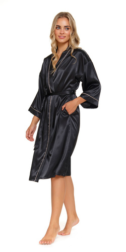 Szlafrok damski 5227 Doctor Nap - black