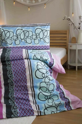 Pościel bawełniana Purple Spin Jerry Fabrics różowy