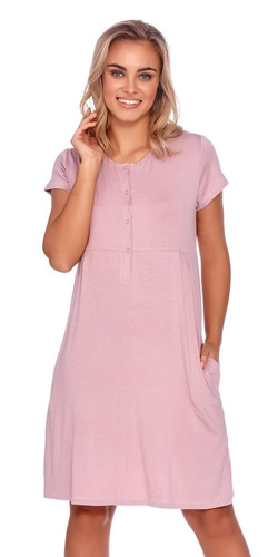 Koszula Nocna ciążowa i do karmienia 9941 Doctor Nap - flamingo