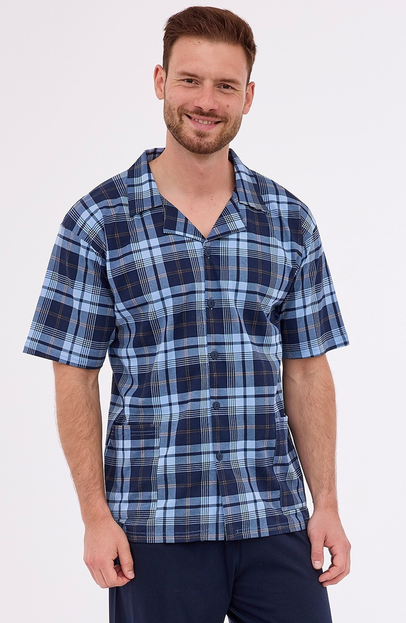 Piżama męska rozpinana 1318/52 Cornette granatowy