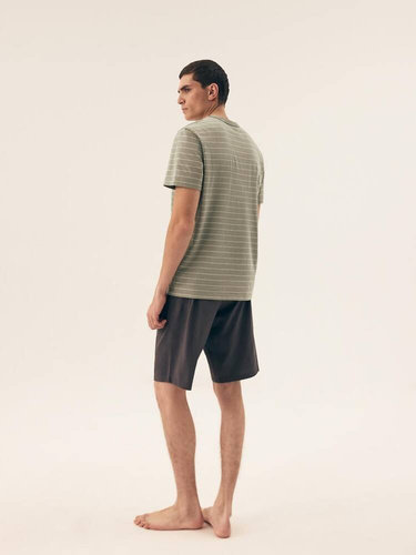 Piżama Męska 42635 Premium Henderson - zielony