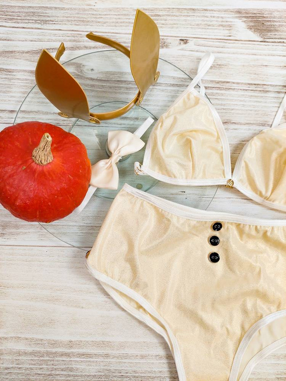 Komplet Neo Goldes Obsessive złoty +