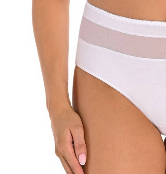 Figi z wysokim stanem Vera Teyli - biały