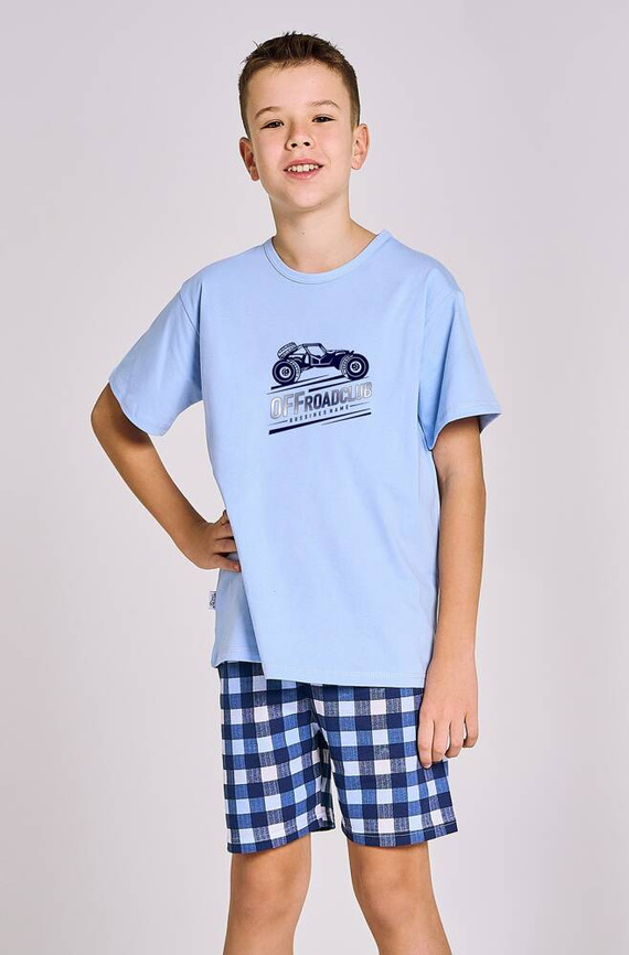 Piżama chłopięca 3196 Owen Taro - niebieski