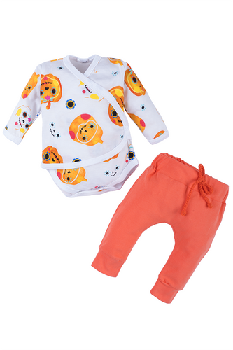 Komplet body kopertowe + spodnie HBK Haloboo Marija