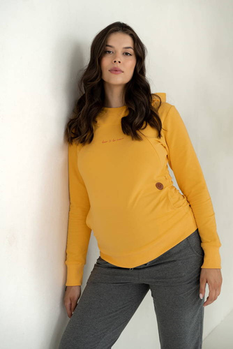 Bluza do karmienia Milk Please Milk&Love z kapturem banana