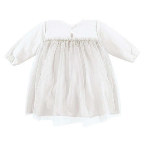 Sukienka tiul z długim rękawem Ceremony Eevi - ecru