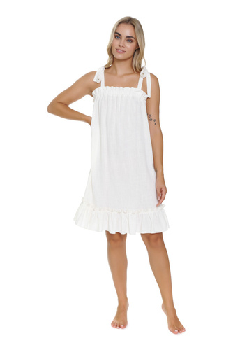 Koszula Nocna z lnem 5309 Doctor Nap - natural