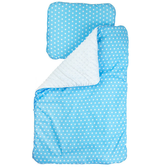 Komplet do wózka Gwiazdki Martex szary