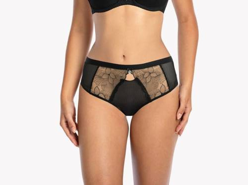 Brazyliany Figi Damskie GFB 1059   Ursula  Gaia -czarny