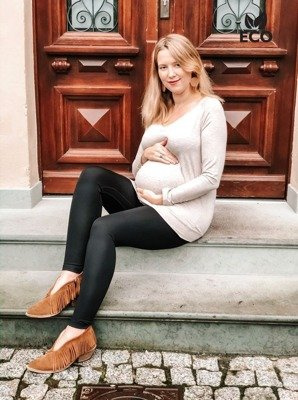 ECO Bluzka rękaw 3/4 Cool mama beż