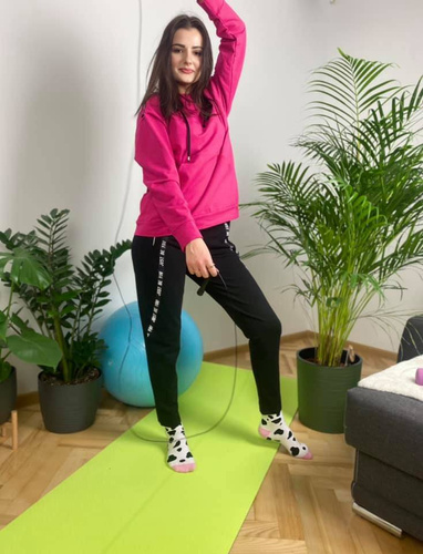 Komplet dresowy 496 Just Forex - amarant