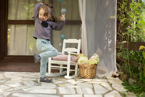 Pumpy dla dziewczynki Tres Bien Pinokio - mięta druk