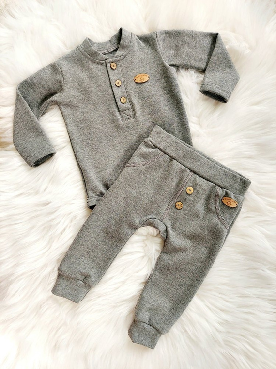 Spodnie niemowlęce Mieszko Bambarillo granatowy