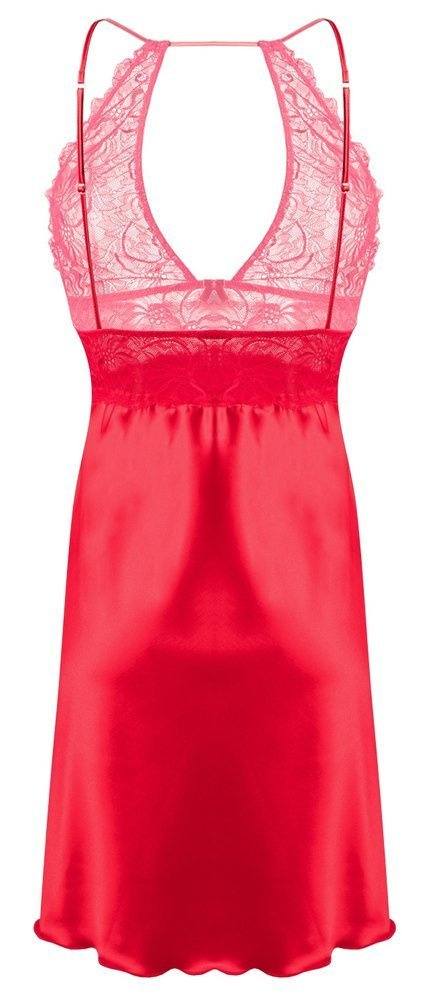 Koszulka satynowa damska Afrodyta DKaren - czerwony