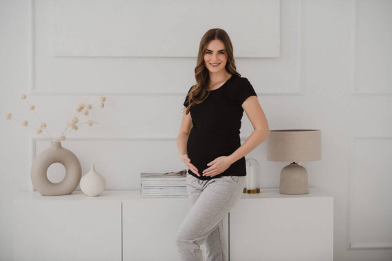 Bluzka ciążowa Belly Milk&Love czarny