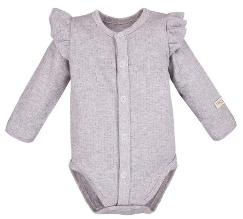 Body z długim rękawem rozpinane "Simply Comfy" Ewa Klucze- wrzos