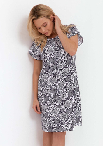 Koszula nocna 240  Cana- granatowy