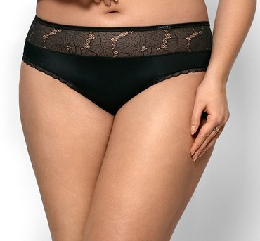 Szorty damskie Amanda Nipplex czarny beżowy