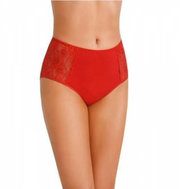 Figi z wysokim stanem Loren Teyli - czerwony