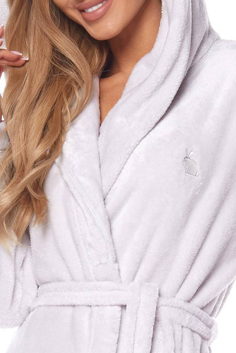 Szlafrok Damski 2121 Rabbit L&L - perła 