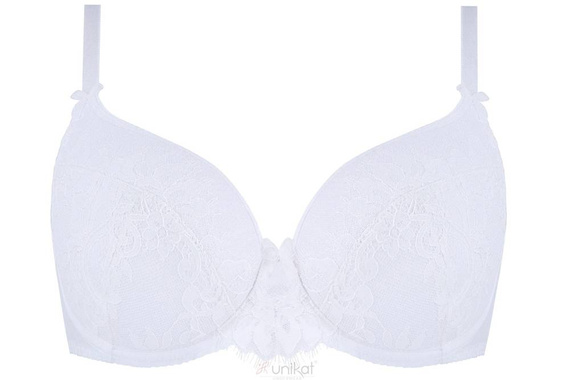 Biustonosz usztywniany Melody full cup Unikat biały