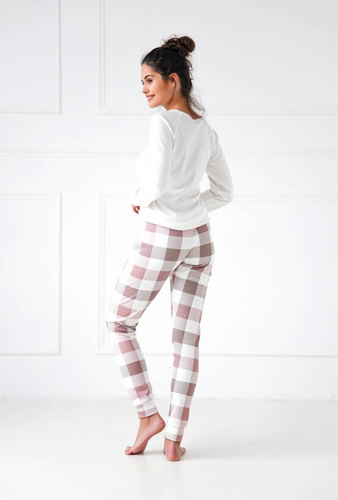 Piżama damska Joselyn Sensis -śmietanowy