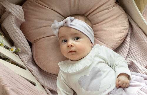 Opaska dziewczęca Charlotte Pinokio - fiolet