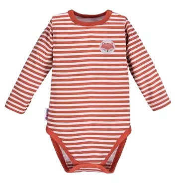 Body z długim rękawem Adventure Ewa Klucze -rude/fioletowe