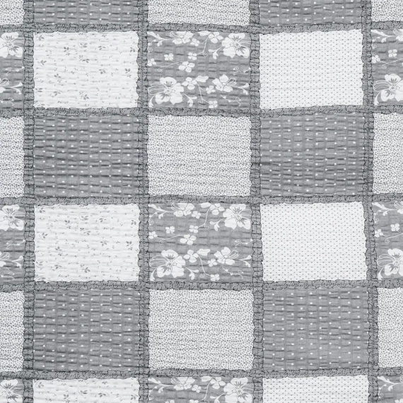 Pościel z kory Paczłork wzór 167 Karo szary