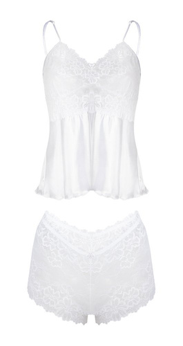 Komplet damski Alexandra DKaren - biały