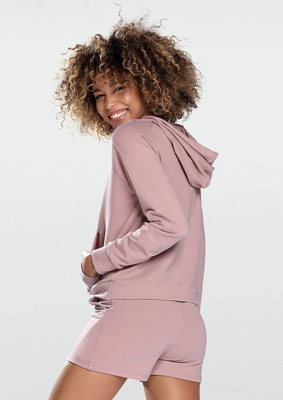 Komplet dresowy Koko Dkaren - pudrowy