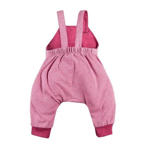 Ogrodniczki niemowlęce UNIQUE Ewa Klucze - bordo