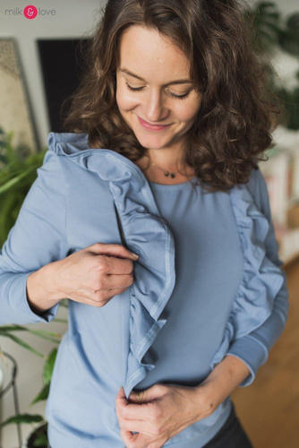 Bluzka do karmienia Milky Waves Milk&Love czarny