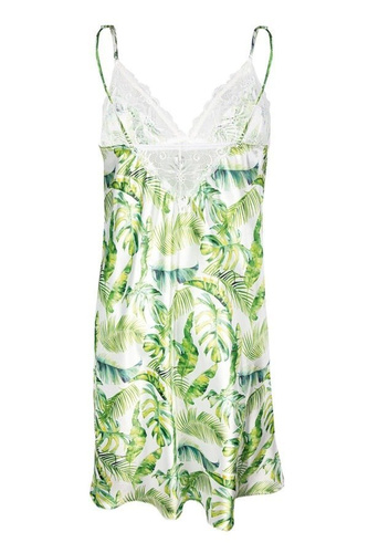 Halka satynowa Flowers  DKaren - DK-HA 11 biały