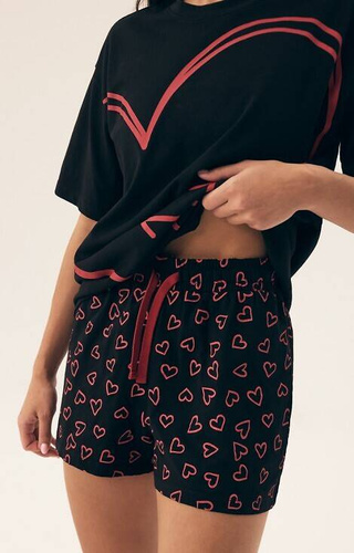 Piżama Damska 42655 Necesito Henderson - czarna 