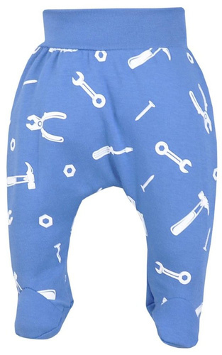 Półśpiochy bawełniane "NARZĘDZIA" Koala- pomarańczowe