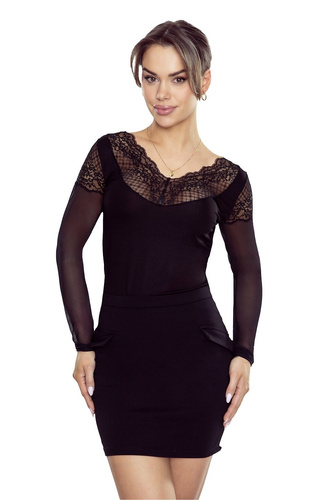 Bluzka Eldar Manami – damska, wiskoza, długi rękaw