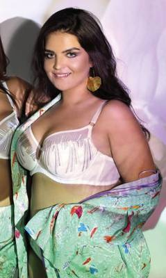 Półusztywniany Biustonosz Maxi 1941 Ava - biały