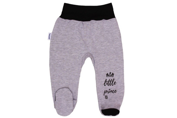 Półśpiochy bawełniane LITTLE PRINCE Terjan szare