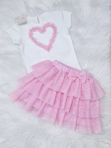 Spódniczka tiulowa Mia Bambarillo różowy