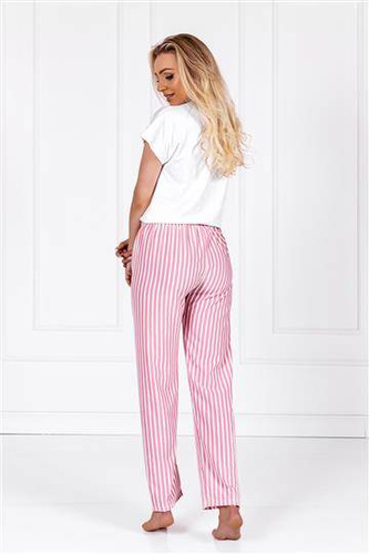 Piżama damska Jennifer Momenti Per Me white-pink