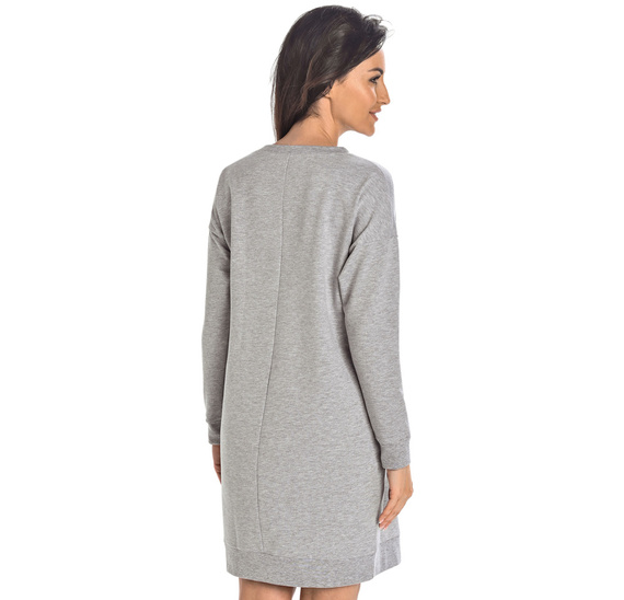 Sukienka z długim rękawem Paula Teyli - szary