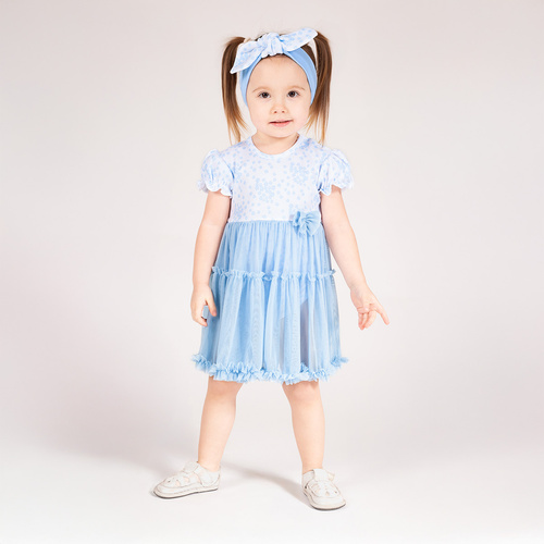 213159 Nelly Sukienko-body Nicol - niebieski