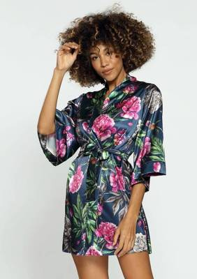 Podomka damska Flowers DK-P DKaren - granat 001