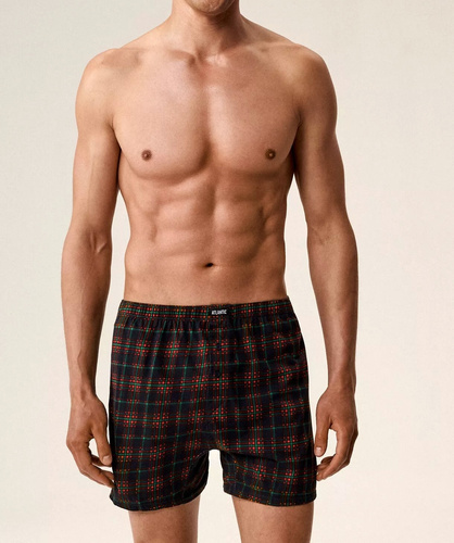 Atlantic 2GMB-013 – bawełniane bokserki męskie w luźnym stylu, 2 sztuki w pudełku