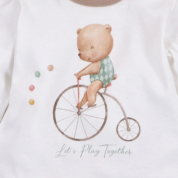 Nini Circus – bluzka niemowlęca z organicznej bawełny, antyalergiczna i ekologiczna