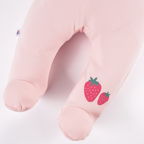 Półśpiochy niemowlęce Strawberry & Love Eevi - koralowe